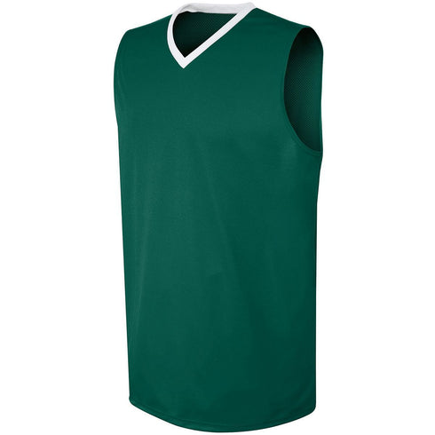 Russell Athletic Youth Transition Jersey (332371-C), Color 'Forest/White'